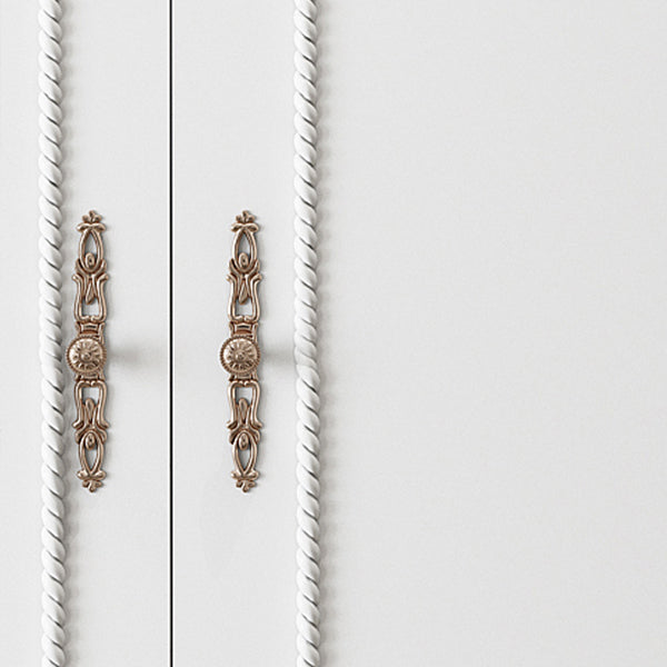 Armario de campo francés Armario ingeniería Gabinete de vestuario de madera