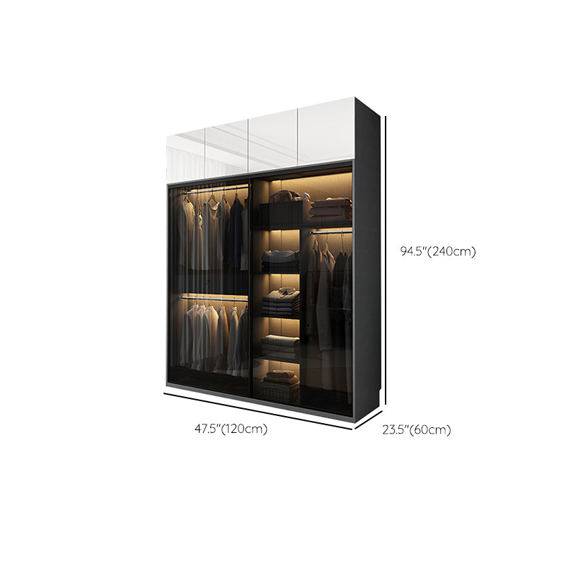 Glas- und Holzgarderobe Rettungskabinett