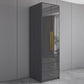 Hinged Wardrobe Armoire Modern Wooden Wardrobe Closet for Home