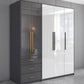 Hinged Wardrobe Armoire Modern Wooden Wardrobe Closet for Home