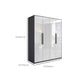 Hinged Wardrobe Armoire Modern Wooden Wardrobe Closet for Home