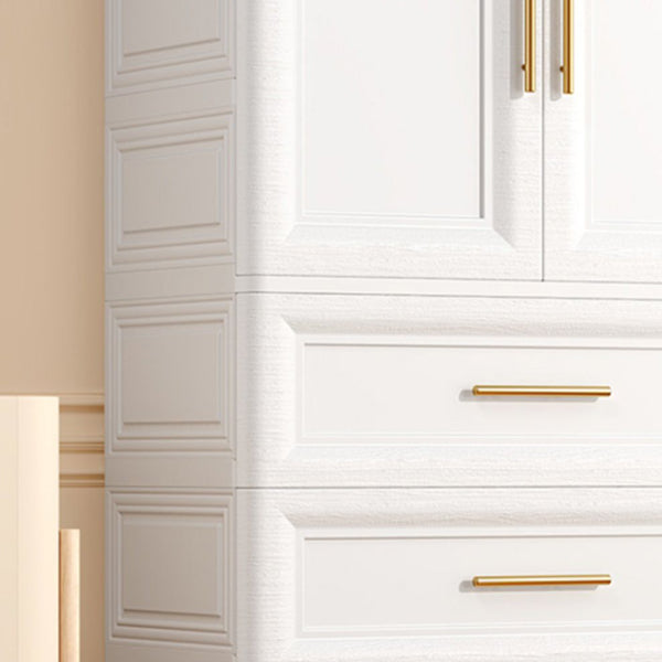 Armadio di plastica bianco armadio contemporaneo armadio per la casa