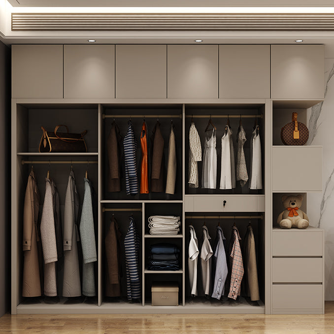 Armadio in vetro e legno armadio armadio scorrevole armadio senza luce