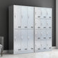 Modern Chrome Storage Cabinet for Bathroom Metal Cabinet with Hinged Doors Clearhalo 'Armoires & Wardrobes' 'armoires_wardrobes' 'Bedroom Furniture' 'furn' 'furn_armoires_wardrobes' 'Furniture' 6723014