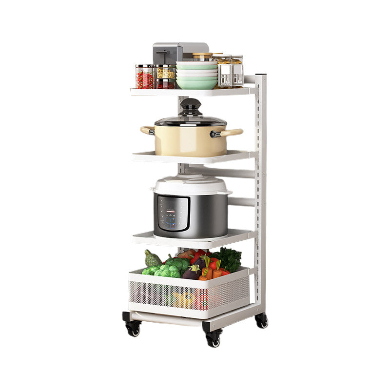 Metal de estantes abiertos Mesa de preparación comedor de comedor