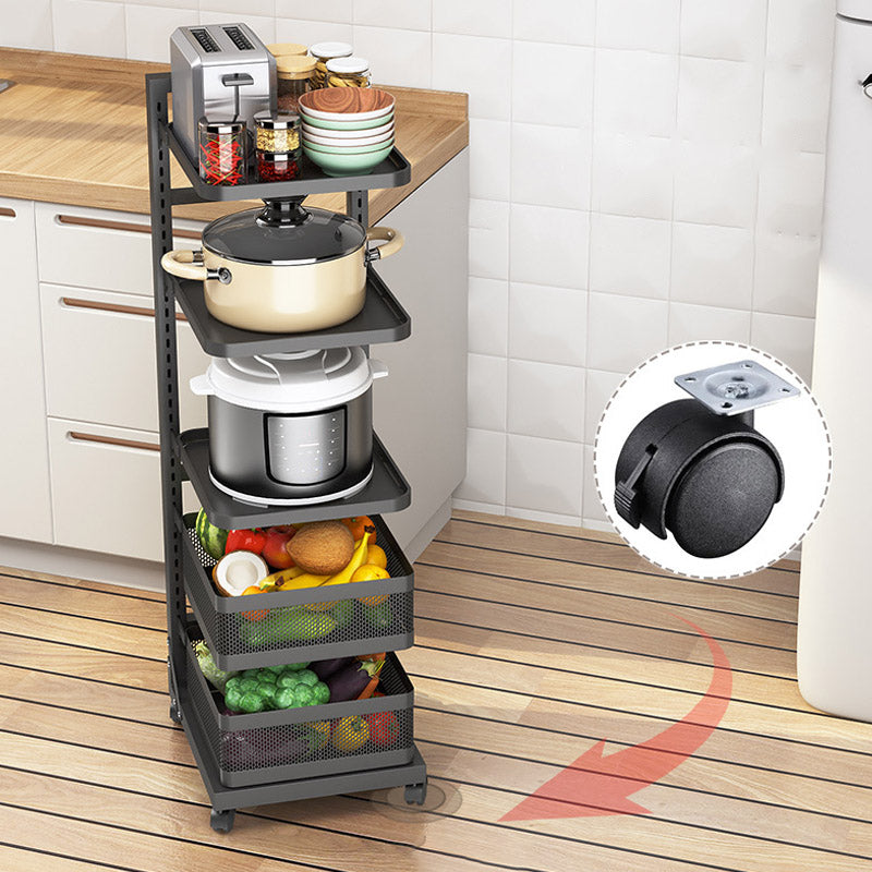 Metal de estantes abiertos Mesa de preparación comedor de comedor