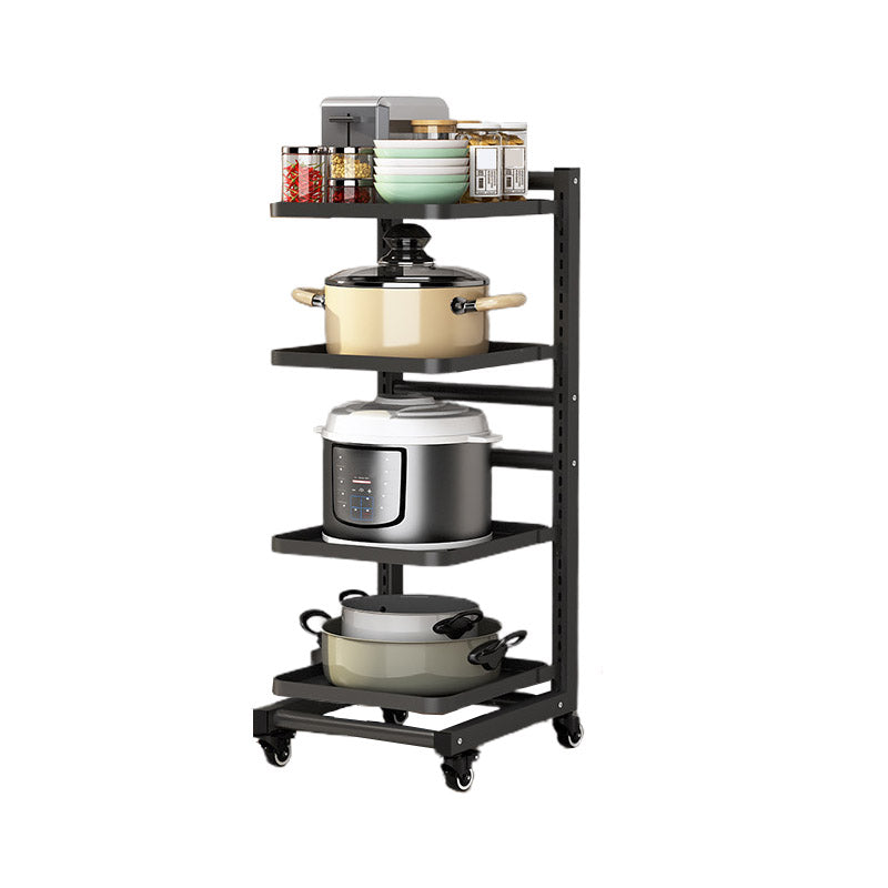 Metal de estantes abiertos Mesa de preparación comedor de comedor