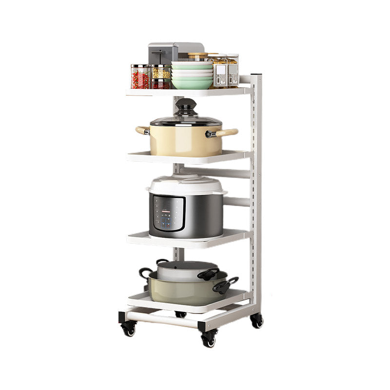 Metal de estantes abiertos Mesa de preparación comedor de comedor