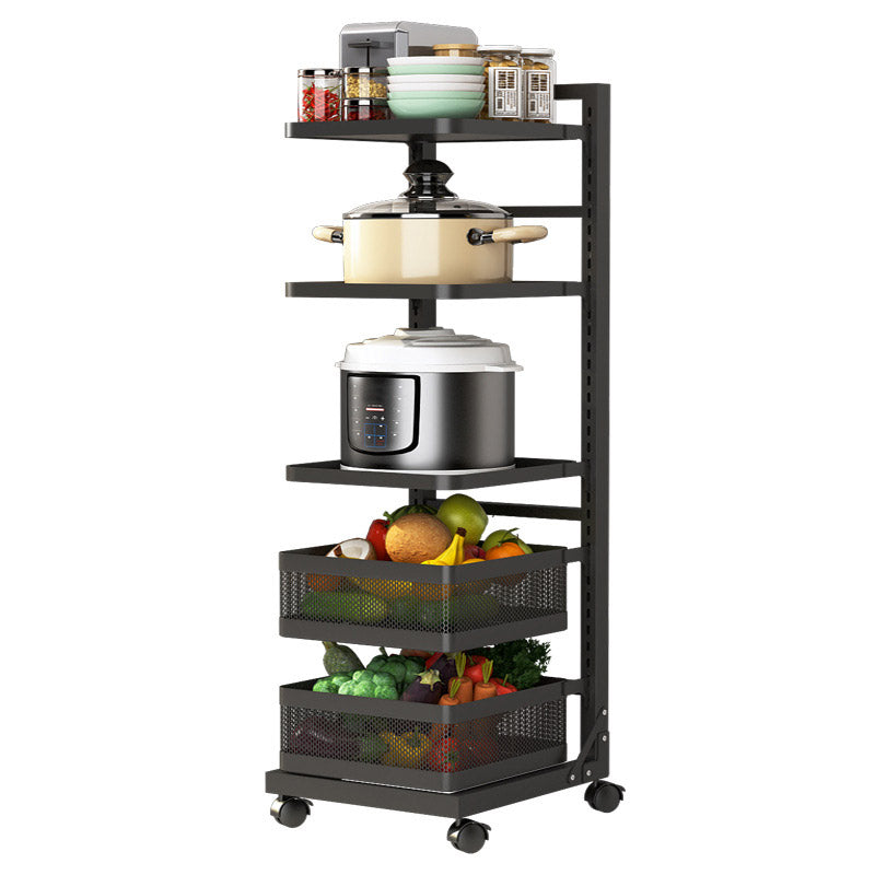 Metal de estantes abiertos Mesa de preparación comedor de comedor