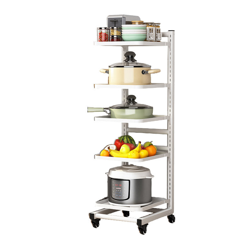 Metal de estantes abiertos Mesa de preparación comedor de comedor