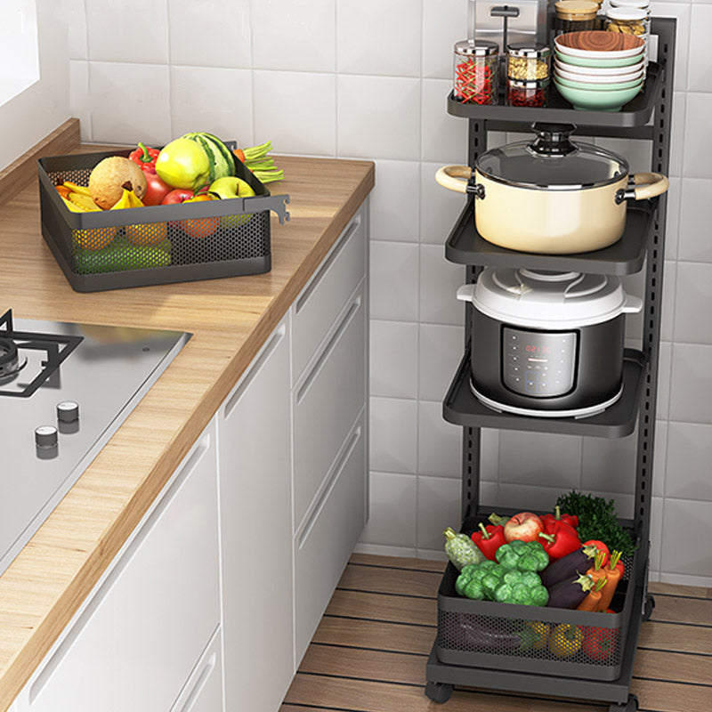 Metal de estantes abiertos Mesa de preparación comedor de comedor