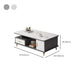 Slate Coffee Table Rectangle Glam Cocktail Table with 4 Legs Clearhalo 'Coffee & Accent Tables' 'Coffee Tables' 'coffee_tables' 'furn' 'furn_coffee_tables' 'Furniture' 'Living Room Furniture' 6725504