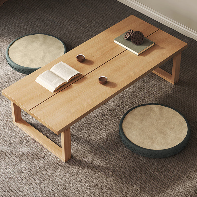 Sled Natural Coffee Table Set Rectangle Solid Wood Coffee Table Clearhalo 'Coffee & Accent Tables' 'Coffee Tables' 'coffee_tables' 'furn' 'furn_coffee_tables' 'Furniture' 'Living Room Furniture' 6725522