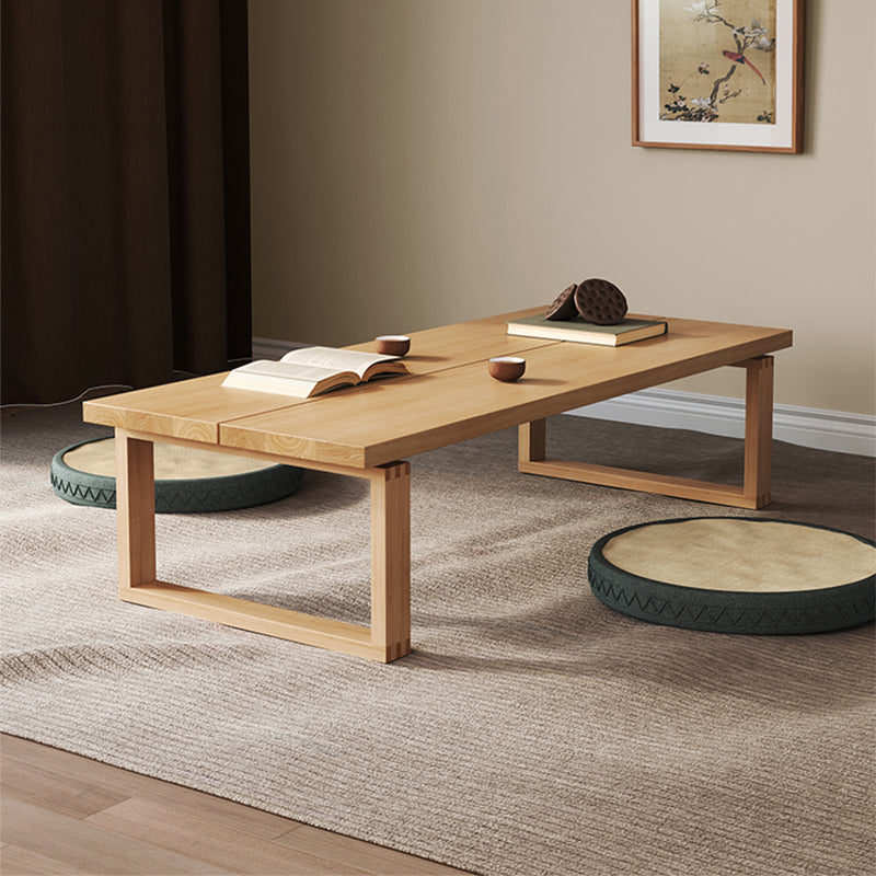 Sled Natural Coffee Table Set Rectangle Solid Wood Coffee Table Clearhalo 'Coffee & Accent Tables' 'Coffee Tables' 'coffee_tables' 'furn' 'furn_coffee_tables' 'Furniture' 'Living Room Furniture' 6725523