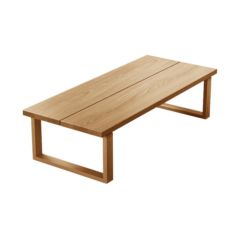 Sled Natural Coffee Table Set Rectangle Solid Wood Coffee Table Clearhalo 'Coffee & Accent Tables' 'Coffee Tables' 'coffee_tables' 'furn' 'furn_coffee_tables' 'Furniture' 'Living Room Furniture' 6725530