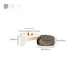 Set tavolino moderno Tavolino rotondo in legno con 2 cassetti