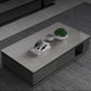Modern Rectangle Coffee Table Set Espresso Wood Coffee Table with Drawers