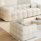 Nordic Biscuit Back Wool Sofa Tuxedo Arm 41.3"d Sofa in Cream Clearhalo 'furn' 'furn_sofas' 'Furniture' 'Living Room Furniture' 'Sofa' 'sofas' 6725634