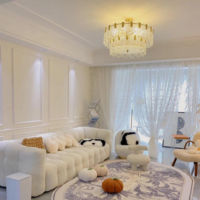 Nordic Biscuit Back Wool Sofa Tuxedo Arm 41.3"d Sofa in Cream Clearhalo 'furn' 'furn_sofas' 'Furniture' 'Living Room Furniture' 'Sofa' 'sofas' 6725635