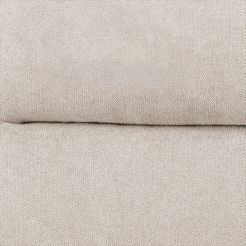 Divano in legno massiccio nordico divano a braccio quadrato a 3 posti con sedile a cuscino singolo