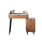 Modern 29.52 " H Slate Top Makeup Table with Drawers Vanity Stool