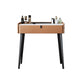Modern 29.52 " H Slate Top Makeup Table with Drawers Vanity Stool