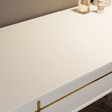 Glam 29.52" Height Wood Flip-top Dressing Table Make-up Vanity with Mirror