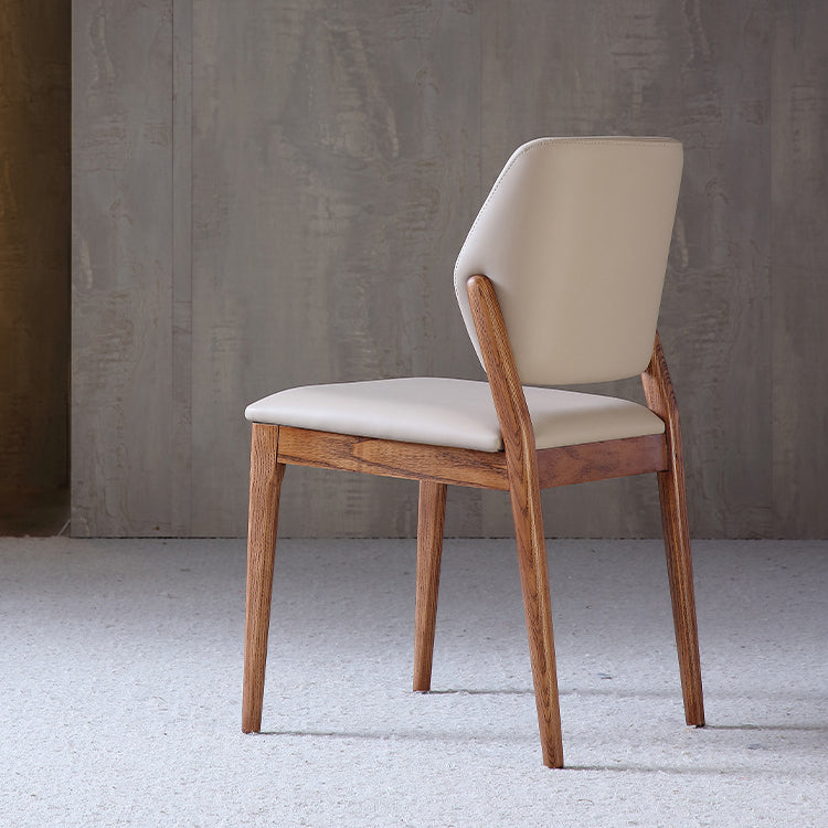 Industrielle massive Holzseitenstuhl gepolsterte armlose Esstühle