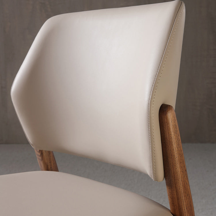 Industrielle massive Holzseitenstuhl gepolsterte armlose Esstühle