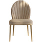 Glam Upholstered Armless Dining Chairs Dining Room Parsons Chair