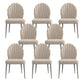Glam Upholstered Armless Dining Chairs Dining Room Parsons Chair