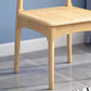 Wood Industrial Style Dining Side Chair Armless Home Side Chair