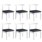 Wood Industrial Style Dining Side Chair Armless Home Side Chair