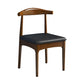 Wood Industrial Style Dining Side Chair Armless Home Side Chair