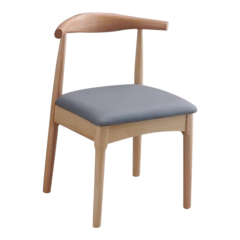 Wood Industrial Style Dining Side Chair Armless Home Side Chair