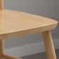Wood Industrial Patio Side Chair Windsor Back Side Chair for Home