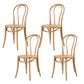 Modern Style Patio Side Chair Windsor Back Armless Dining Chair Wood Wood 4 Piece Set Clearhalo 'Dining Chairs' 'Dining Tables & Seating' 'dining_chair' 'furn' 'furn_dining_chair' 'Furniture' 'Kitchen & Dining Furniture' 6726374