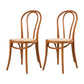 Modern Style Patio Side Chair Windsor Back Armless Dining Chair Orange Wicker & Rattan 2 Piece Set Clearhalo 'Dining Chairs' 'Dining Tables & Seating' 'dining_chair' 'furn' 'furn_dining_chair' 'Furniture' 'Kitchen & Dining Furniture' 6726385