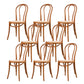 Modern Style Patio Side Chair Windsor Back Armless Dining Chair Orange Wicker & Rattan 8 Piece Set Clearhalo 'Dining Chairs' 'Dining Tables & Seating' 'dining_chair' 'furn' 'furn_dining_chair' 'Furniture' 'Kitchen & Dining Furniture' 6726388