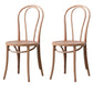 Modern Style Patio Side Chair Windsor Back Armless Dining Chair Natural Wood 2 Piece Set Clearhalo 'Dining Chairs' 'Dining Tables & Seating' 'dining_chair' 'furn' 'furn_dining_chair' 'Furniture' 'Kitchen & Dining Furniture' 6726389