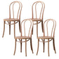 Modern Style Patio Side Chair Windsor Back Armless Dining Chair Natural Wood 4 Piece Set Clearhalo 'Dining Chairs' 'Dining Tables & Seating' 'dining_chair' 'furn' 'furn_dining_chair' 'Furniture' 'Kitchen & Dining Furniture' 6726390