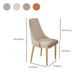 Home Glam Dining Side Chair Kitchen Faux Leather Upholstered Chair
