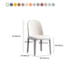 Faux Leather Dining Chairs Industrial Parsons Armless Side Chair Clearhalo 'Dining Chairs' 'Dining Tables & Seating' 'dining_chair' 'furn' 'furn_dining_chair' 'Furniture' 'Kitchen & Dining Furniture' 6726674