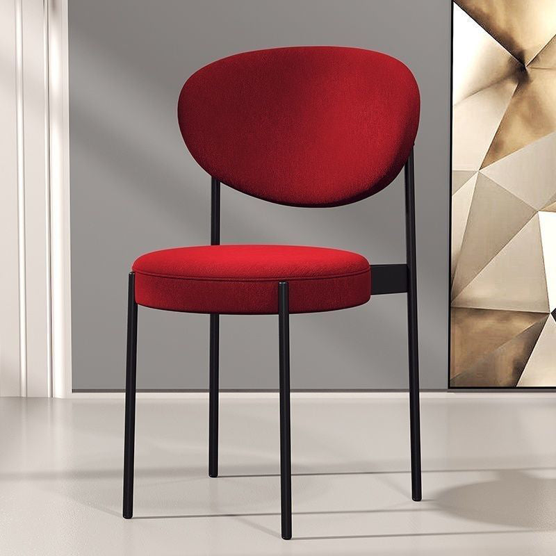 Glam Style Dining Chair Open Back Restaurant Armless Side Chair Clearhalo 'Dining Chairs' 'Dining Tables & Seating' 'dining_chair' 'furn' 'furn_dining_chair' 'Furniture' 'Kitchen & Dining Furniture' 6726680