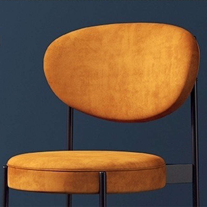 Glam Style Dining Chair Open Back Restaurant Armless Side Chair Clearhalo 'Dining Chairs' 'Dining Tables & Seating' 'dining_chair' 'furn' 'furn_dining_chair' 'Furniture' 'Kitchen & Dining Furniture' 6726690