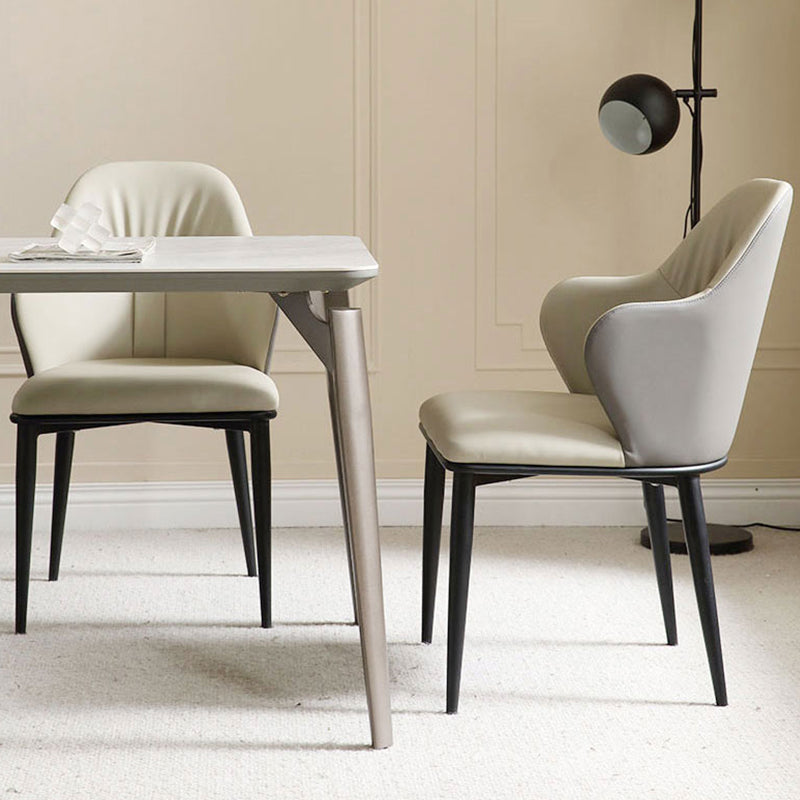 Industrial Armstuhl Metall Wingback Esszimmerstuhl für Esszimmer