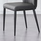 Industrial Side Chair Solid Back Metal Dining Room Chair for Dining Room