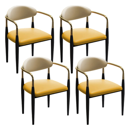 Faux Leder Essneitenstuhl offen zu Hause Essneitenstuhl