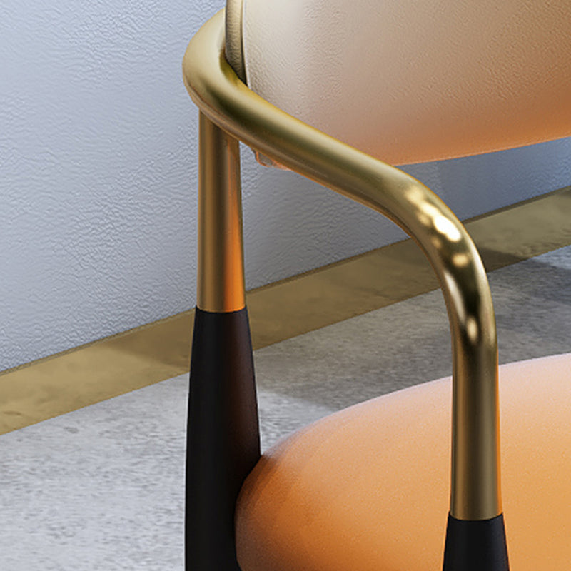 Faux Leder Essneitenstuhl offen zu Hause Essneitenstuhl