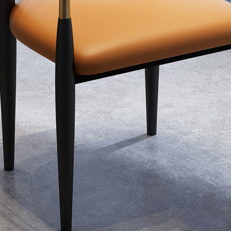 Faux Leder Essneitenstuhl offen zu Hause Essneitenstuhl